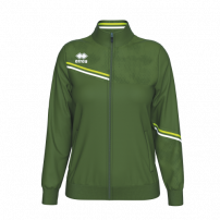 Спортивна куртка жіноча Errea ESTELLA Темно-зелений/Світло-зелений/Білий